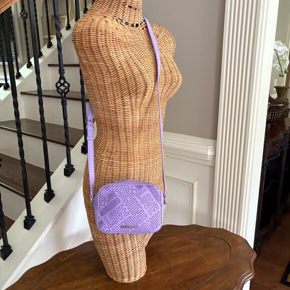 Love Moschino Small Purple Cross Body Bag - Picture 4 of 4